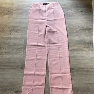 Misguided Pink Seam pants. Never worn. Size 4.